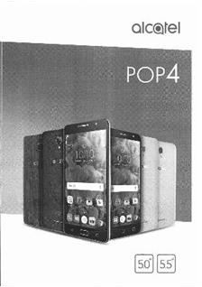 Alcatel Pop 4 manual. Tablet Instructions.